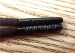 125cm Black Non Elastic Cord With Carved Logo At Both Ends Of The Black Paint