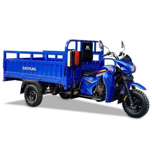 China Open Body Type Motorized Cargo Tricycle Motorcycle with Front Disc Rear Drum Brake factory