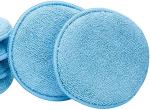 Dia12cm Drying Washing Microfiber Towels For Car Wash Detailing Applicator Pads