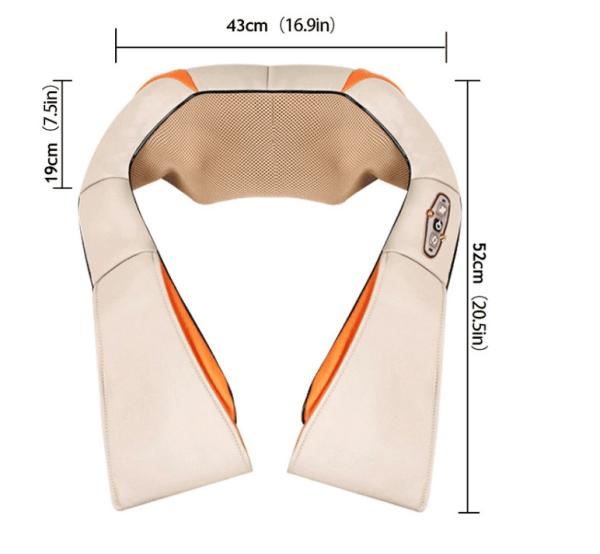 Home And Vehical Use Electric Neck And Shoulder Massager Three Button Simple