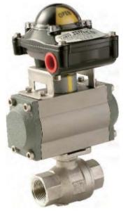 China Screwed End 1000WOG Pneumatic Operated Valve Live - Loading Design factory