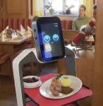 WIFI 4G Restaurant Service Robot Delivery Transport Mobile DC 48V 220V