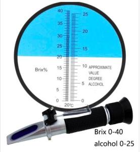 China Alcohol Hand Held Refractometer factory