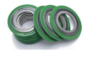 China F182 316/304 Inner Ring Type B/Rir Filler Graphite Flat Metal Spiral Wound Gasket Class 150 For Oil And Gas Pipeline Sea factory