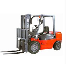 China HELI H2000 3 Ton Used Diesel Forklift 3m Lifting Height With 2 Stages Masts Heavy Duty factory