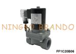 3/4'' CPVC Anti Corrosive Solenoid Valve For Chemical Acid Alkali 24VDC 110VAC