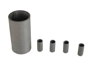 China 0.018-2.0mm Sintered Metal Filter Cartridge Ensures Fine Filtration High Strength factory