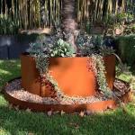 3.2ft Corten Lawn Edging 1.6mm 6 Inch Corten Steel Border
