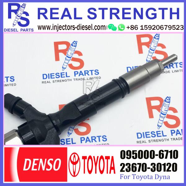 common rail diesel fuel injector 095000-6710 23670-30120 for To-yota-Dyna engine