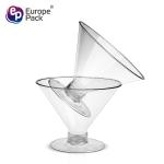 2020 Wholesale disposable round 135ML dessert cups pudding plastic cup eco