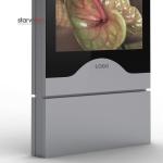 3840x2160 Floor Stand Digital Signage Advertising Kiosk 55 Inch RAL