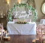 Romantic Neon Sign Shop Advertising 8mm 20cm Acrylic Board