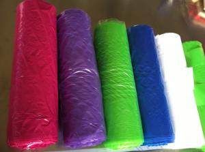 China Light Weight Disposable Poly Aprons Packed In Roll Multi Colored Environment Friendly factory