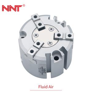 China High Repeatability Robot Pneumatic Gripper M3x0.5 M5x0.8 3 Jaws Finger factory