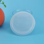 99mm Transparent Flat Dome Paper Can PE Plastic Lids