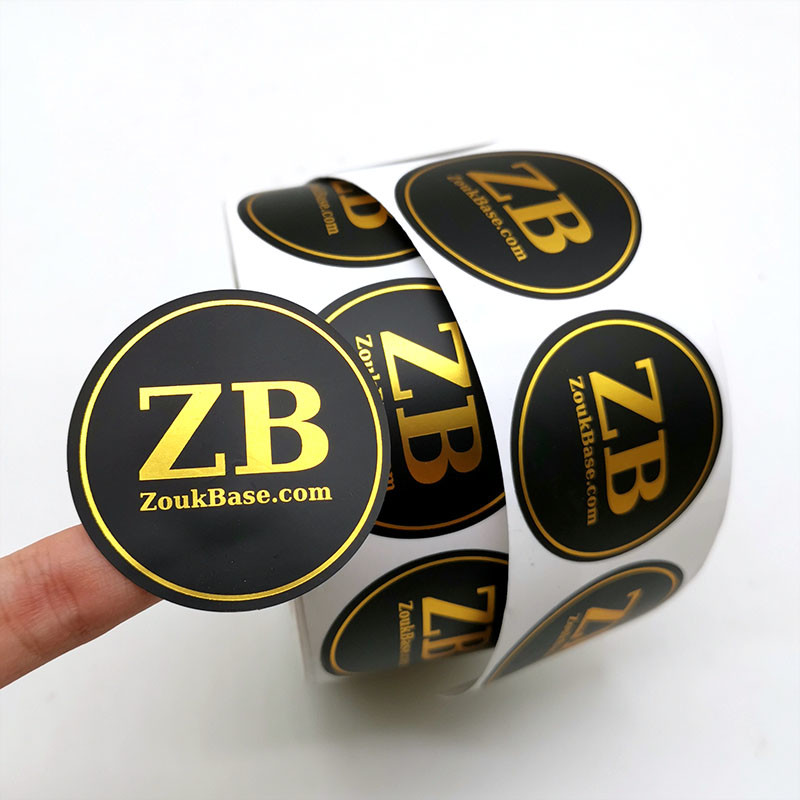 Glossy Adhesive Bottle Paper Sticker Labels For Skincare Products