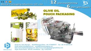 China Doypack Bestar machine with pump and fuel tank for packaging olive oil in 2000ml bags factory