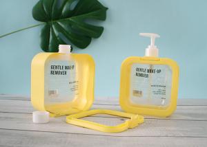 China 330ml Liquid Spout Bags With 28mm Cosmetic Pump Head factory