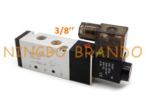 China 4V310-10 3/8'' 5 Way 2 Position Single Solenoid Pneumatic Valve factory