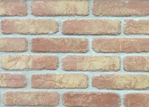 China 5D20-8 Handmade Clay Thin Veneer Brick For House Building Faux Brick Wall factory