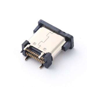 Type 3.0 USB C male right angle usb type c cable 24pin smt dip type