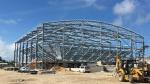 EPS Sandwich Panel Poultry Farm Steel Sheds With Grey Paint ISO9001