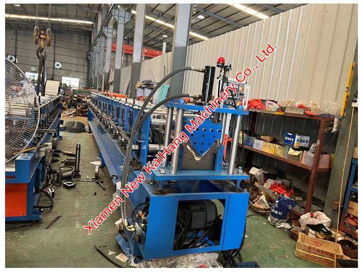 Shaft Diameter 75mm Ridge Cap Roll Forming Machine Coil Sheet Thickness 0.42-0.8mm