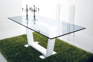 China Custom Tabletop Glass , Thick Glass Table 300 MM * 100 MM Minimum Size factory