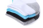 Custom Mens/Women sport half cushion color toe/heel ankle socks
