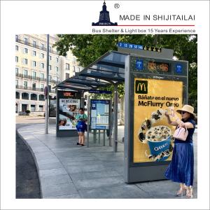 China Intelligent Waiting Bus WiFi W1.5m Stop Waiting Shed factory