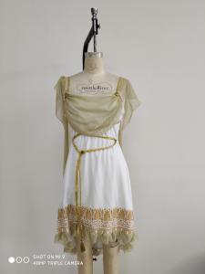 China Oem Ballet Dancewear Gold And White Color Size Sxc-2xla 0.22kg factory
