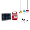 Buy cheap FCC USB Out 10W MP4 Solar Home Lighting System With 3 External Lights from wholesalers