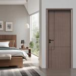 Wood Grain Surface Finishing WPC Honeycomb Door Effective Insulation For Optimal