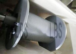 China CCS Wire Rope Drum Hydraulic Engineering Equipment Hoist Main Part Grooved Steel factory