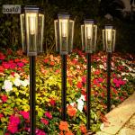 Waterproof Solar Garden Light PC Material LED Lights for Outdoor Parties