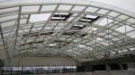 Long Span Prefab Steel Space Frame Roof Structure 0.8mm Light Roof