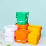 10L Food Grade Square Plastic Paint Bucket for Multi-Purpose in Home and Kitchen