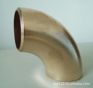 Copper Alloy Steel Elbow Butt-Welding Fittings C71500 90 Degree Short Radius Bend