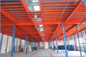 China Free Standing Industrial Mezzanine Floors High Density Steel Material For Construction factory