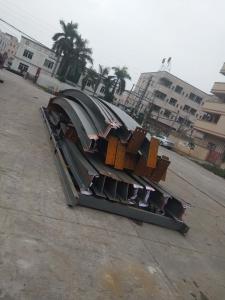 China Arc Beam Steel Frame Structure Easy To Assemble With Perfect Connection factory