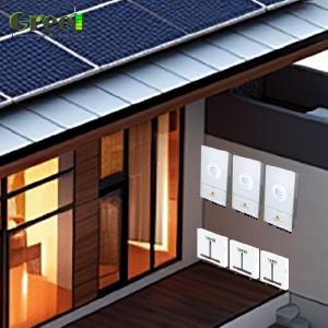 China 8Kw-10Kw Pure Sine Wave Hybrid Solar System With 110/220V Output Voltage factory