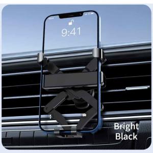 China ABS PVC Multifunctional Phone Holder Shockproof Car Air Vent Mount 90mm width factory