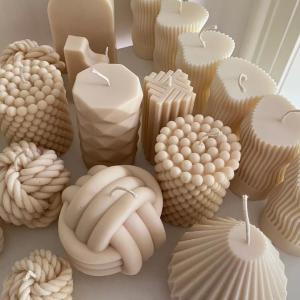 China Weddings Custom Shaped Scented Candle Luxury Aesthetic Home Decor Vegan Candle factory