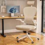 Ergonomic Home Office Desk Chair Customizable Modern Swivel Chair with Flip-up