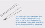 Overhead Steel Pre-Twisted Cable with Aluminum Fiber Optic Anchor Tension Wire