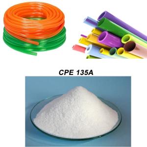 China PVC Additives Chlorinated Polyethylene 135A CAS 63231-66-3 factory