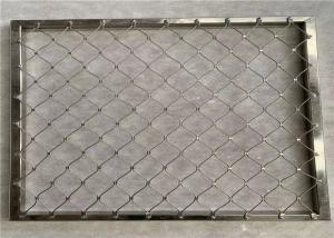 China Sight Transparent Aviary Wire Netting Stainless Steel Wire Ferrule Fence factory