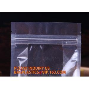 pp k crystal bag, polypropylene zipper Plastic zipper/zip/k/ bags houseware