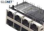 2x4 Multiple Port 10G RJ45 Connector 720mA MAX Per Pair For 10G Switches