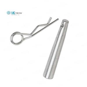 China Aluminum Spigot Truss Accessories Hinge Pin Half-Conical and R-Clip for Any Size of Truss factory